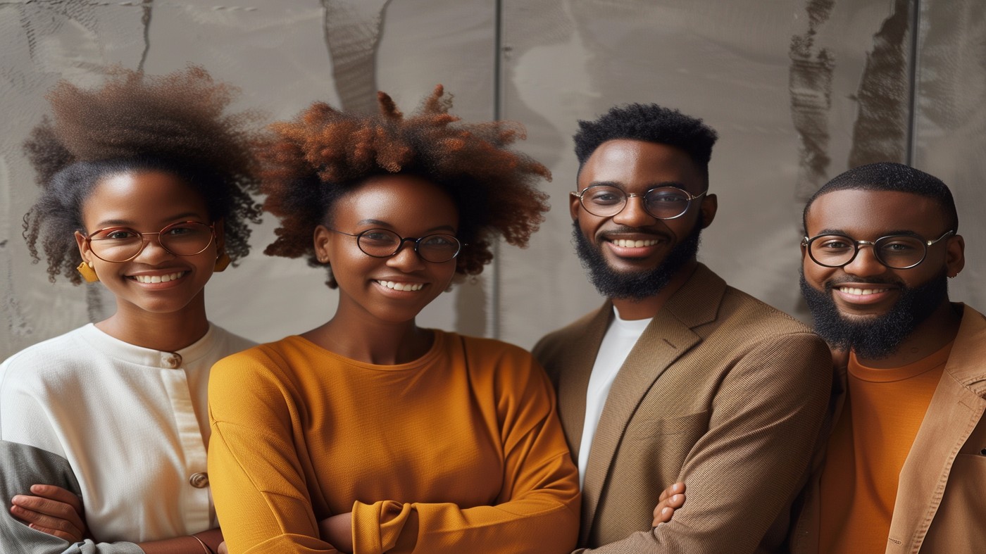 Diverse group of African young professionals — The Trillion Hub talent network