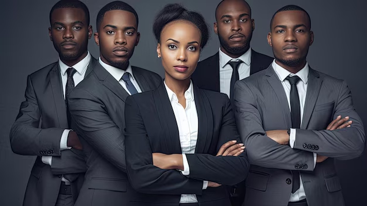 African team joining hands — collaboration and community