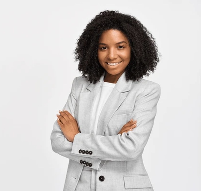 Confident professional representing The Trillion Hub talent network