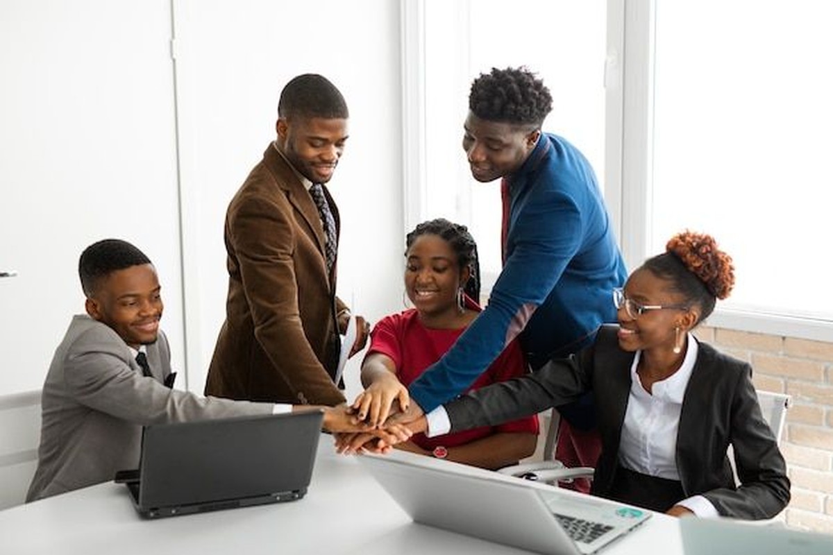 The Trillion Hub team delivering workforce development training